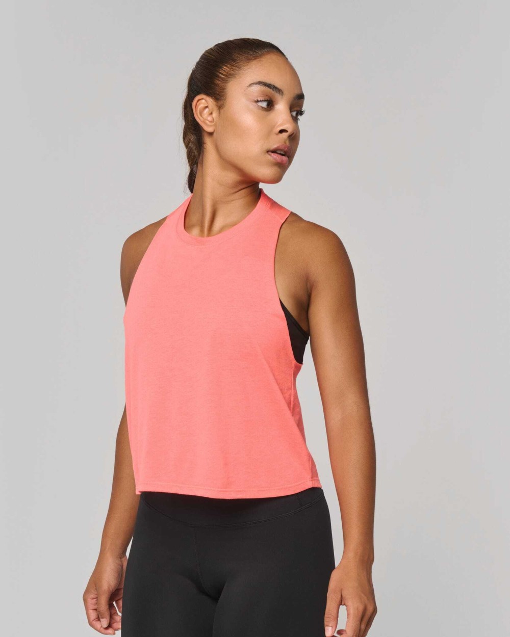 PROACT Damen Triblend Crop-Top T-Shirts personalisierbar