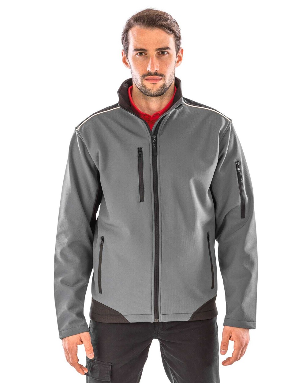 Softshells personnalisable RESULT Veste de travail softshell Ripstop avec Cordura®