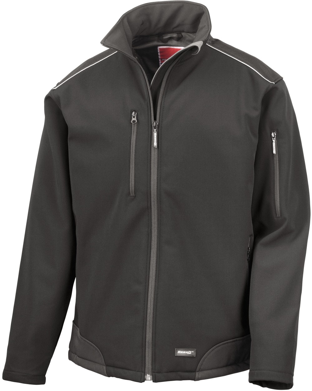 Softshells RESULT Softshell workwear jacket in ripstop Cordura® voor bedrukking &amp; borduring