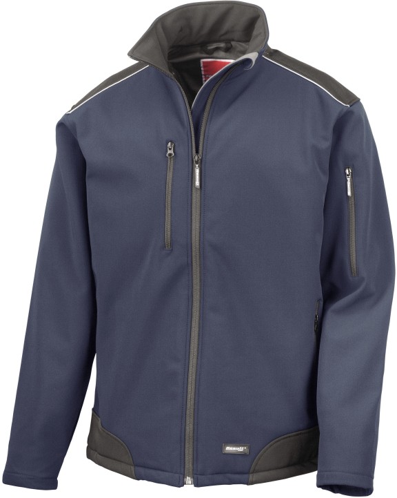 Softshells RESULT Softshell workwear jacket in ripstop Cordura® voor bedrukking &amp; borduring