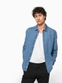 Chemises à personnaliser KARIBAN Chemise denim homme 