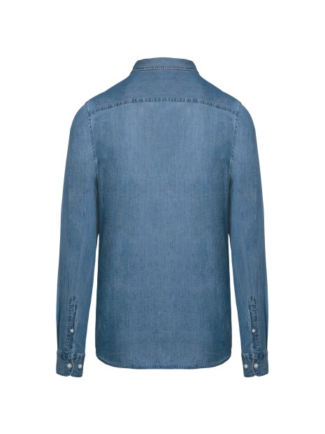 KARIBAN Chemise denim homme /api/colors/366f8321-4126-4930-8860-4c04653a3eb5 personnalisable