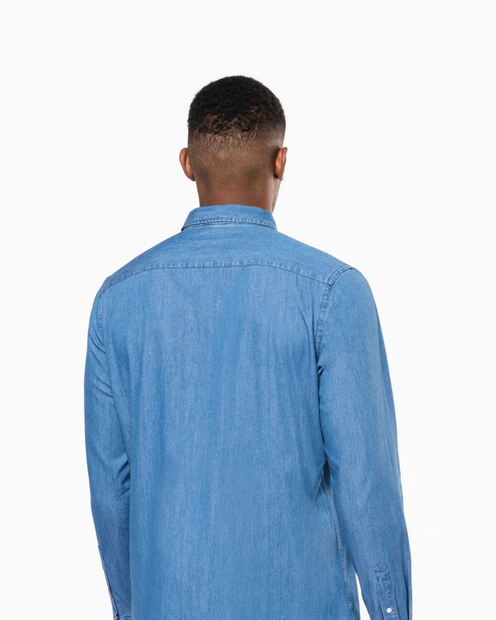 Chemises personnalisable KARIBAN Chemise denim homme
