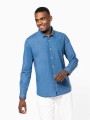 Chemises à personnaliser KARIBAN Chemise denim homme 