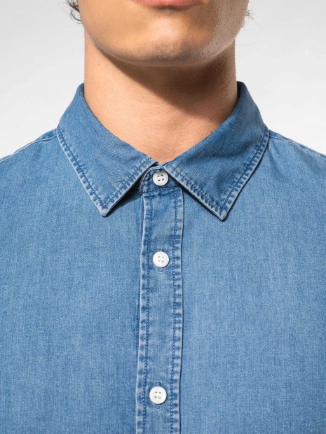 Chemises à personnaliser KARIBAN Chemise denim homme 