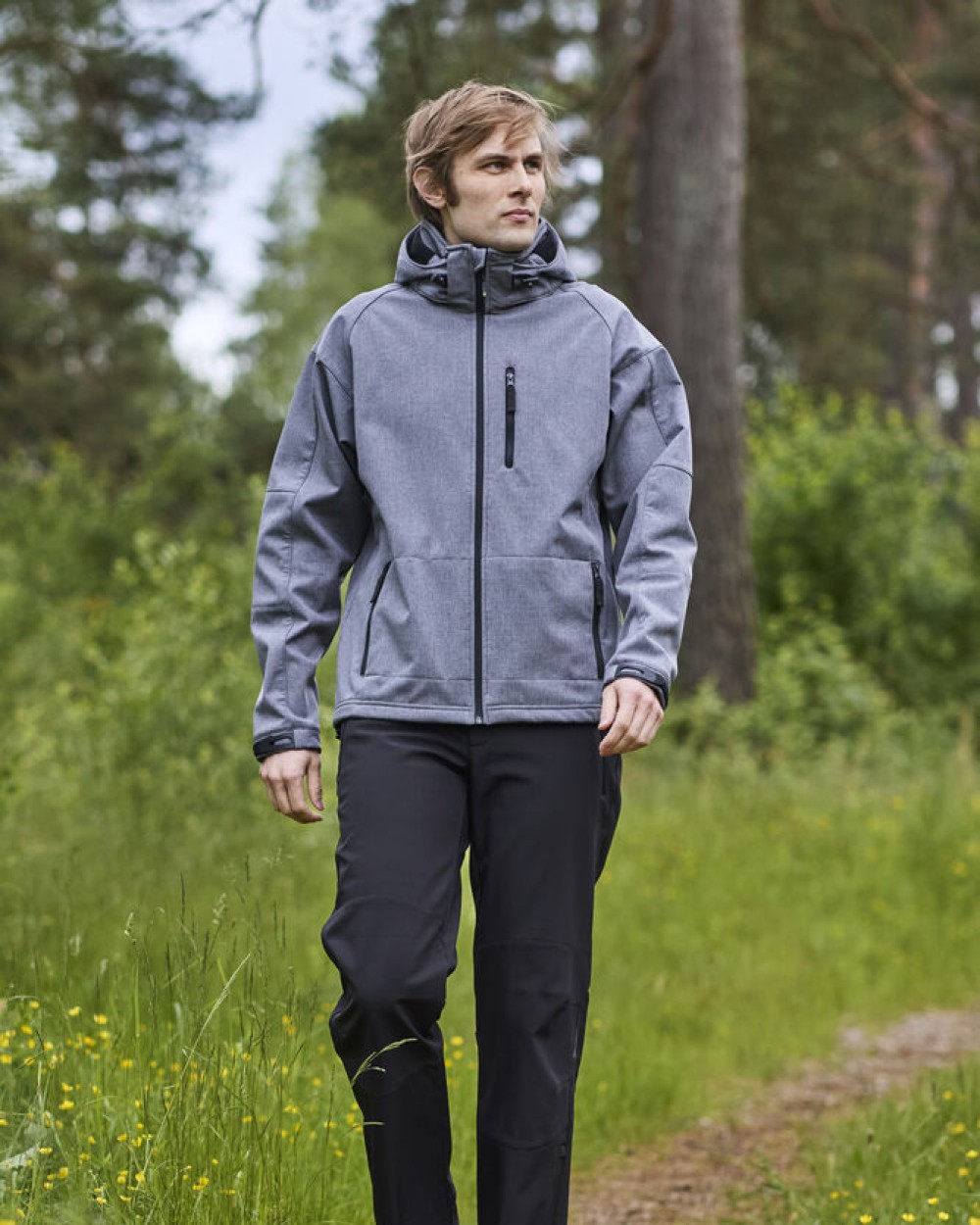 Softshells personnalisable GRIZZLY VESTE SOFTSHELL TULSA HOMME