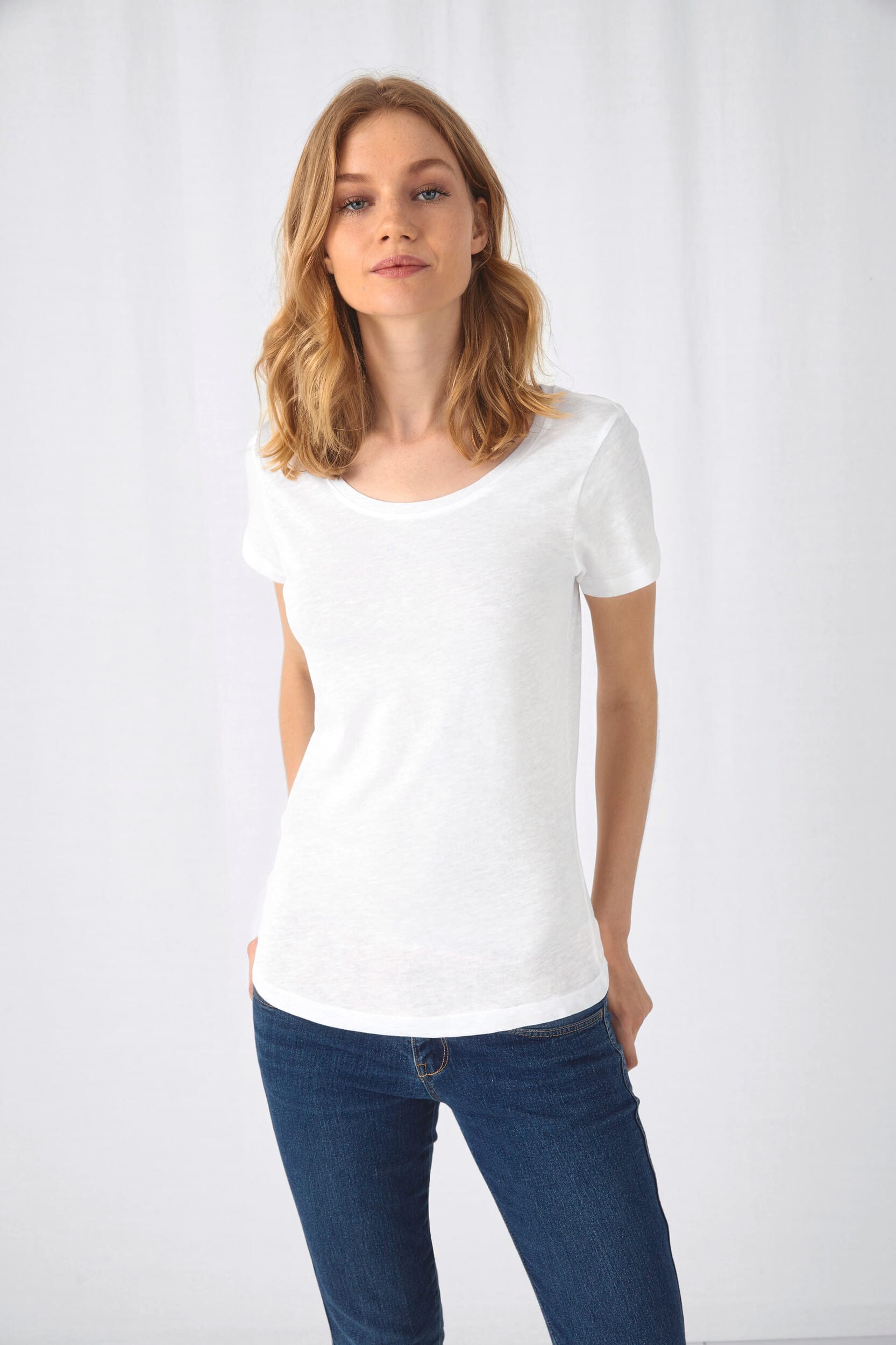 T-Shirts personnalisable B&C INSPIRE SLUB T/WOMEN