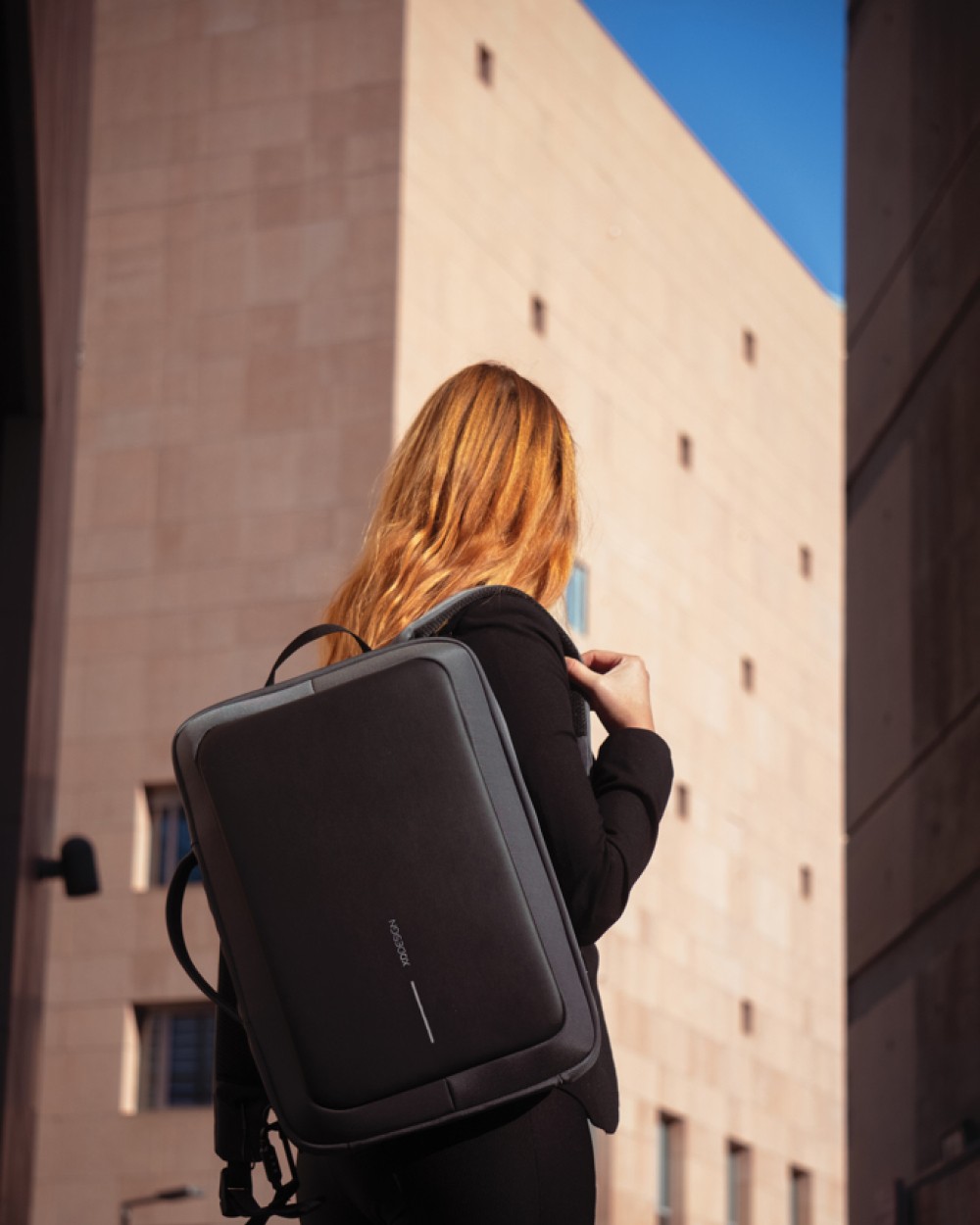 4DO Bobby Bizz 2.0 Anti-Diebstahl Rucksack & Aktentasche Taschen personalisierbar