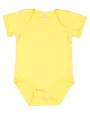 Baby artikelen RABBIT SKINS Infant Fine Jersey Short Sleeve Bodysuit voor bedrukking &amp; borduring