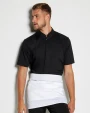 Hemden KUSTOM KIT Tailored Fit Mandarin Collar Shirt SSL voor bedrukking &amp; borduring