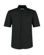 Chemises personnalisable KUSTOM KIT Tailored Fit Mandarin Collar Shirt SSL