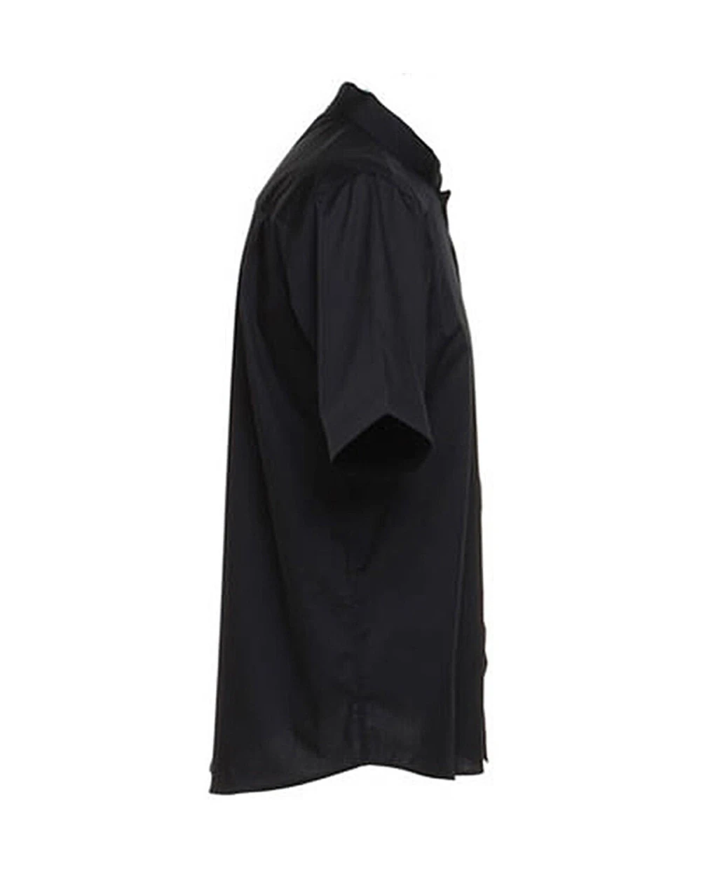 Hemden KUSTOM KIT Tailored Fit Mandarin Collar Shirt SSL voor bedrukking &amp; borduring