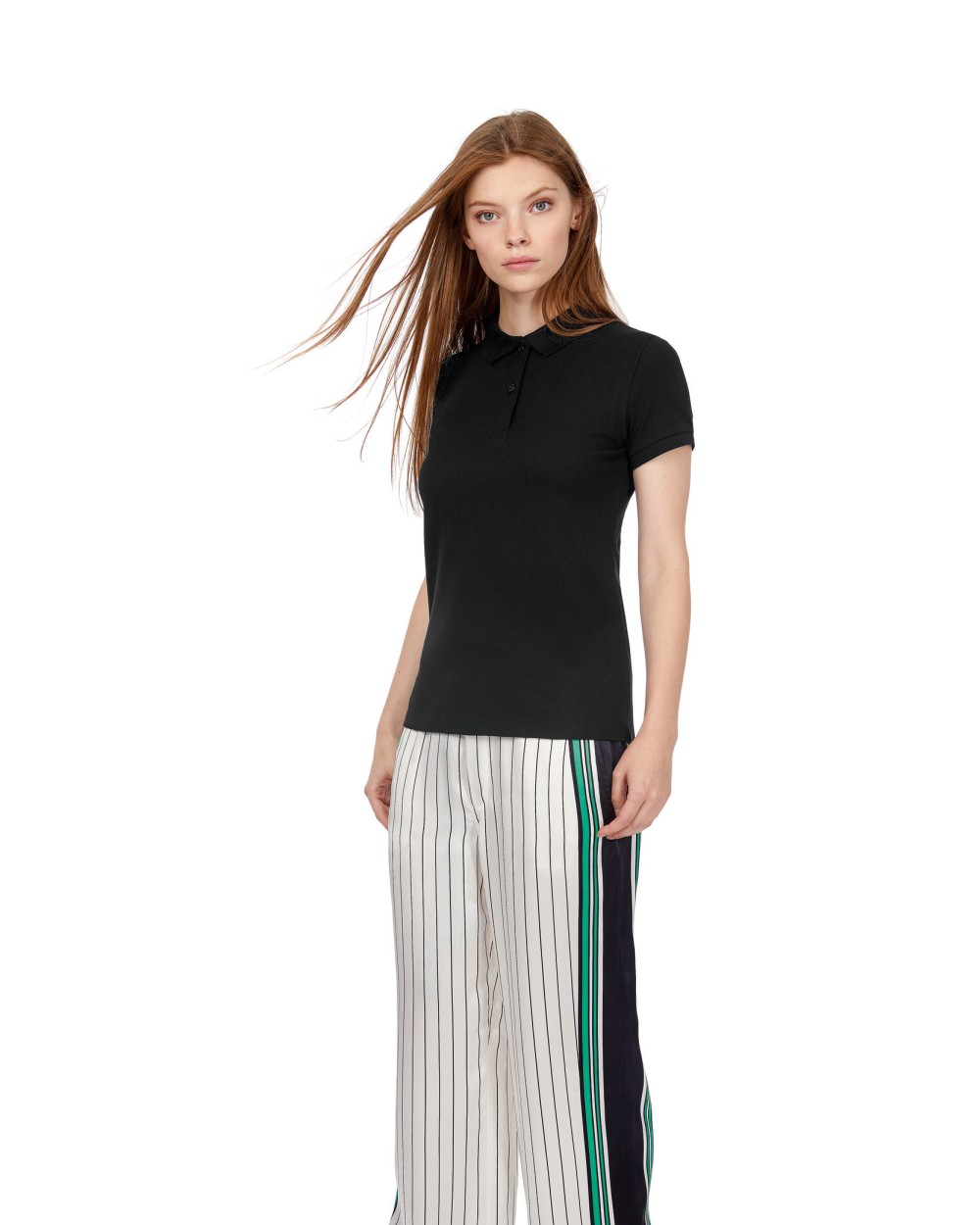 Polo's B&C Ladies' organic polo shirt voor bedrukking &amp; borduring