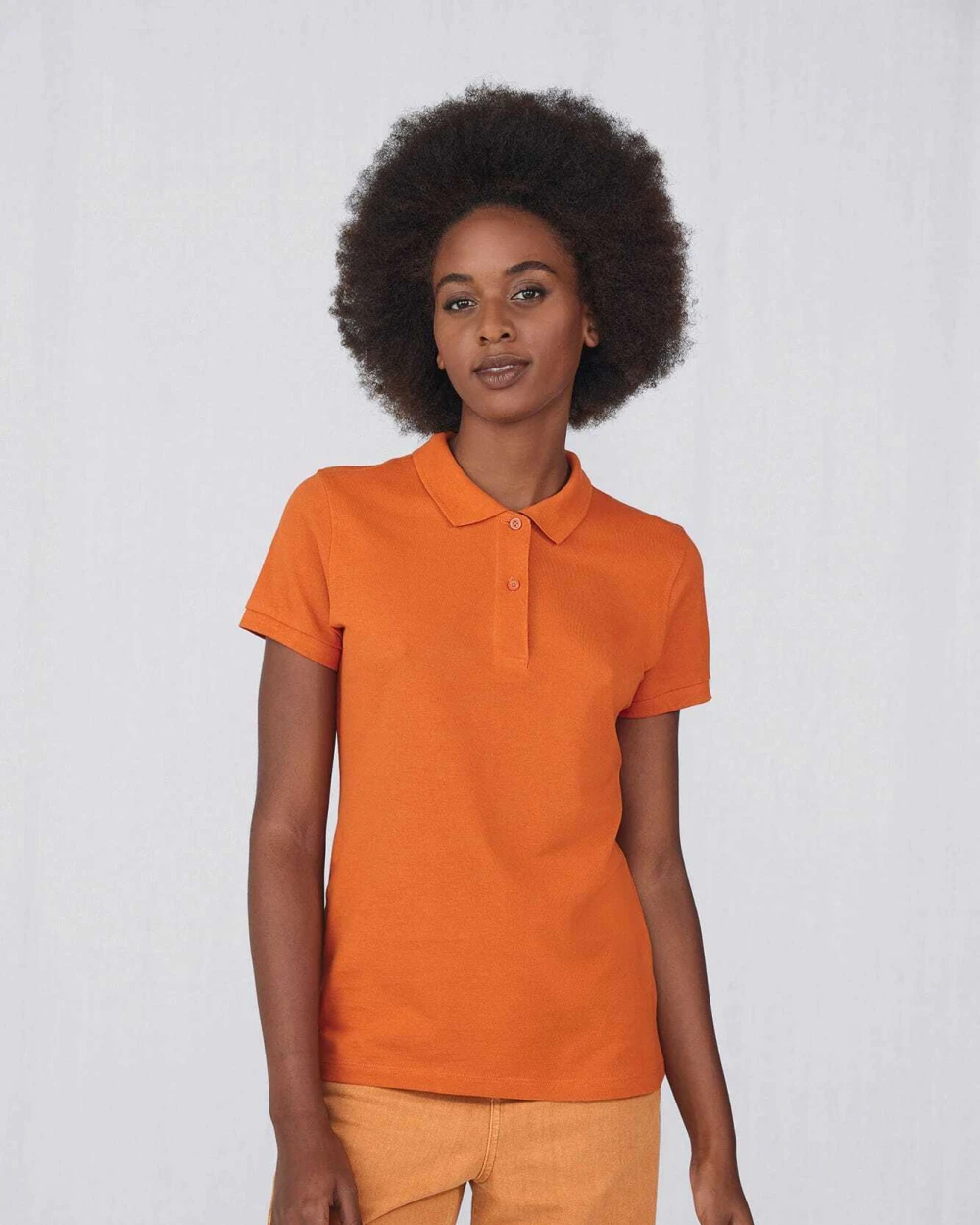 Polo's B&C Ladies' organic polo shirt voor bedrukking &amp; borduring