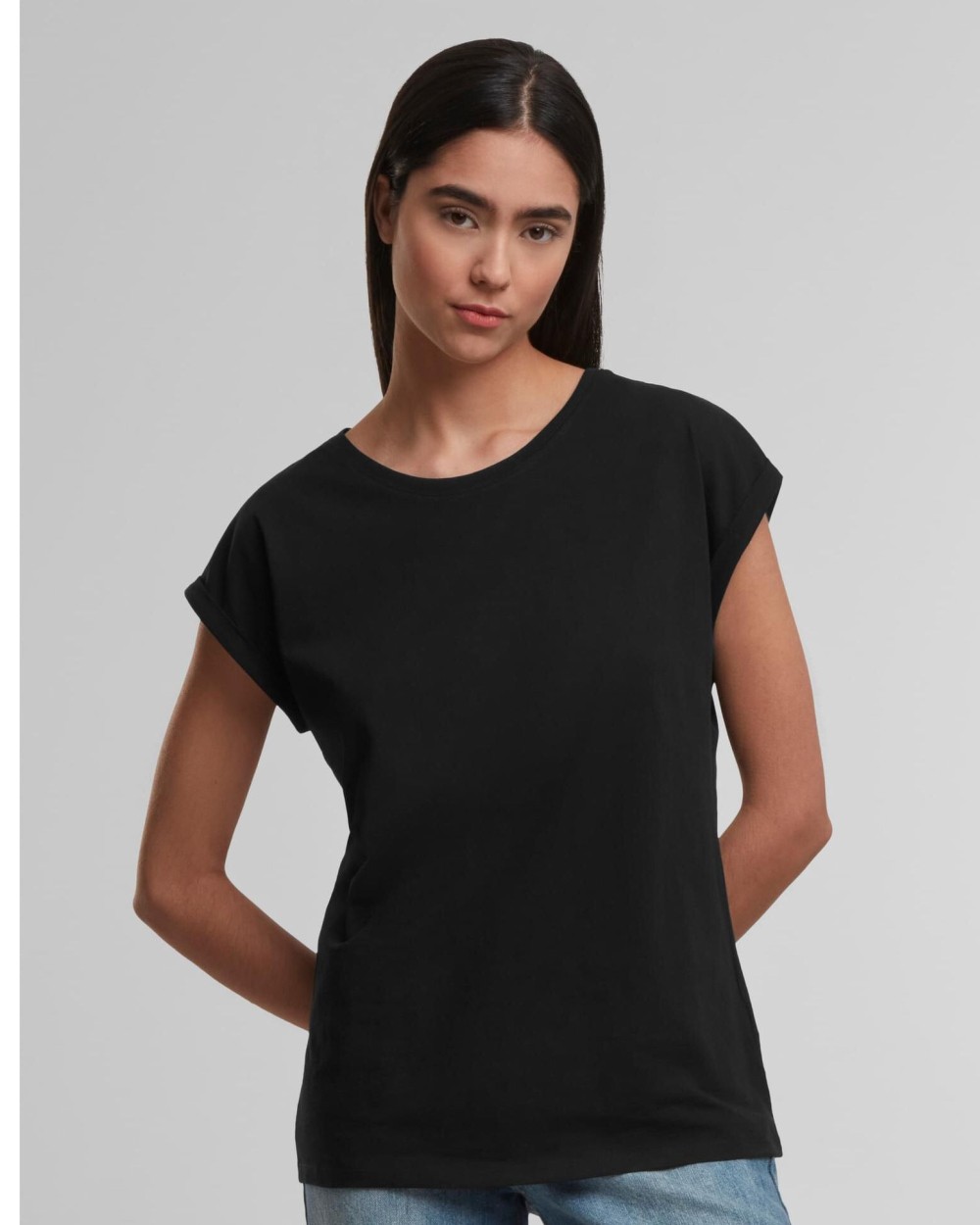 T-Shirts personnalisable NEW MORNING STUDIOS LADIES REGULAR EXTENDED SHOULDER TEE