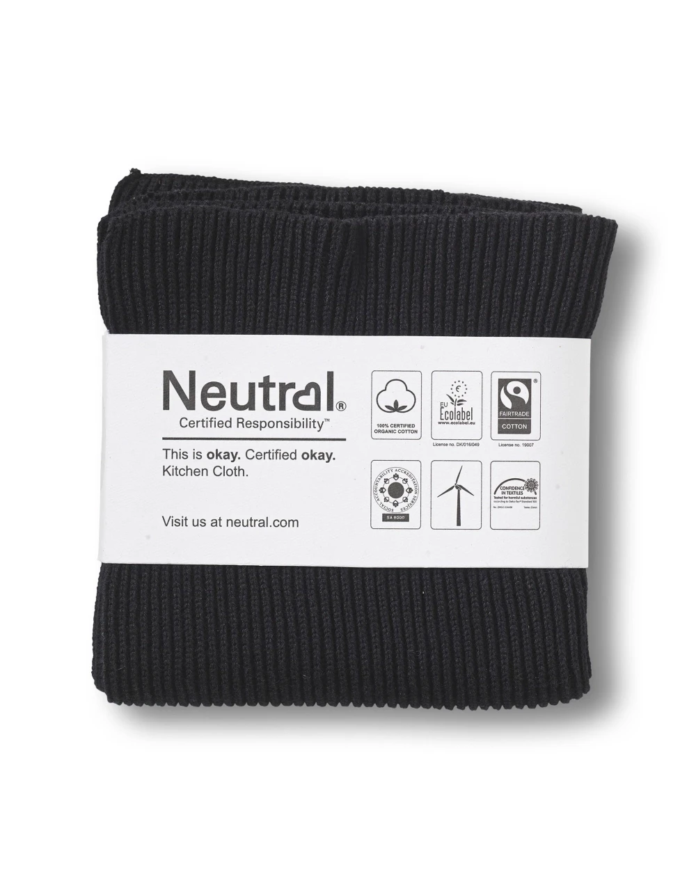 Accessoires personnalisable NEUTRAL Rib Knit Kitchen Cloth (2 Pieces)