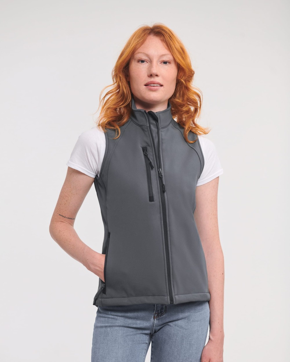 Softshells RUSSELL LADIES'' SOFTSHELL GILET voor bedrukking &amp; borduring