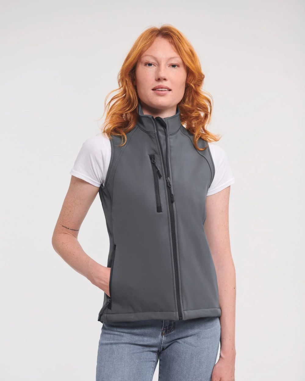 Softshells RUSSELL LADIES' SOFTSHELL GILET voor bedrukking &amp; borduring