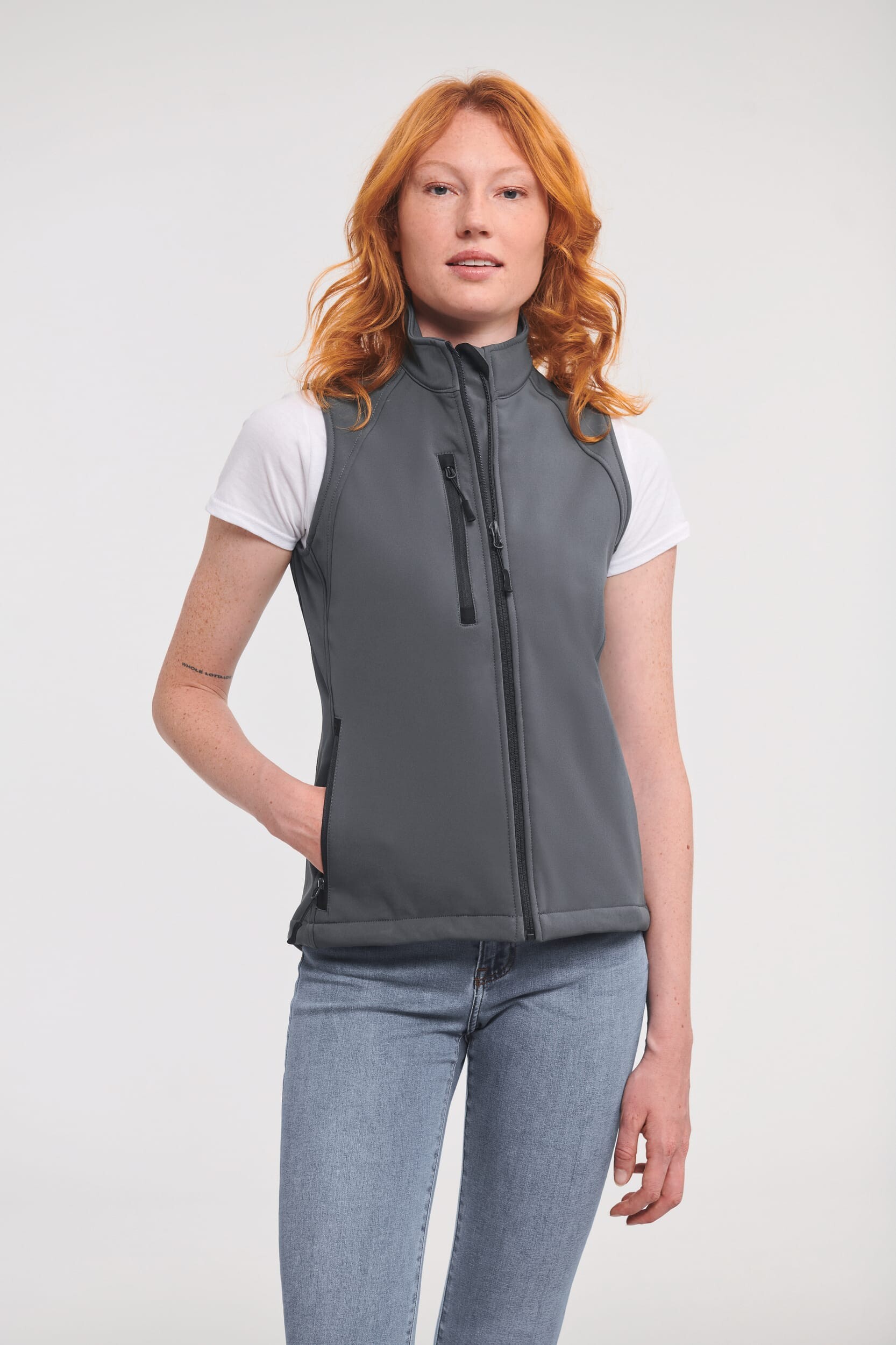 Softshells RUSSELL LADIES'' SOFTSHELL GILET voor bedrukking &amp; borduring