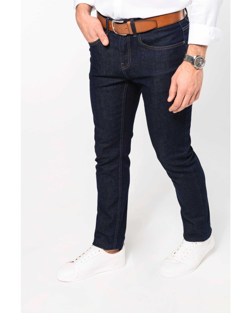 Benodigdheden KARIBAN Vintage lederen herenriem voor bedrukking &amp; borduring