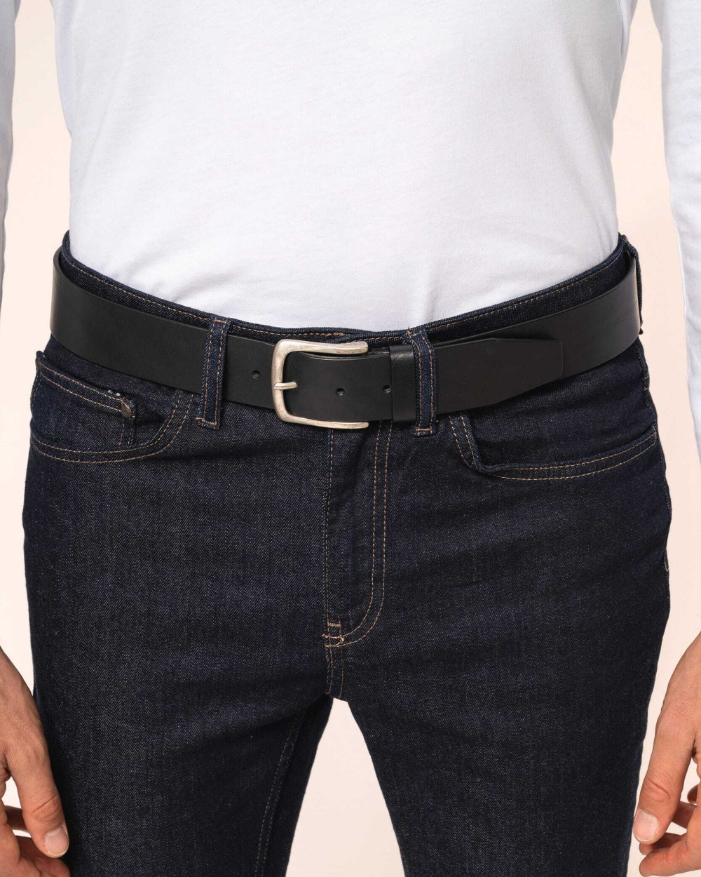 Benodigdheden KARIBAN Vintage lederen herenriem voor bedrukking &amp; borduring