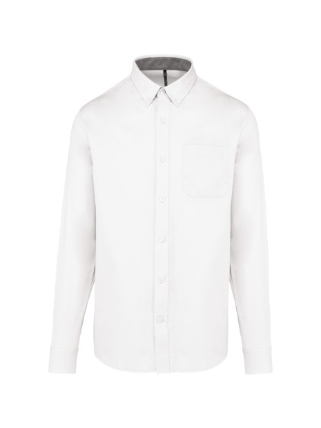 KARIBAN Chemise coton manches longues Nevada homme /api/colors/7a92cd2d-10d2-40b4-928b-296bb7487506 personnalisable