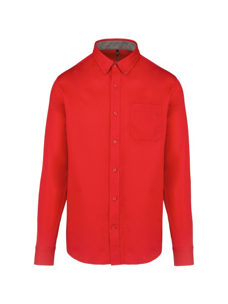 KARIBAN Chemise coton manches longues Nevada homme /api/colors/c953313a-9c9d-493b-934e-ddcf8fada2ae personnalisable