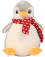 Benodigdheden MUMBLES Pinguin met rits voor bedrukking &amp; borduring