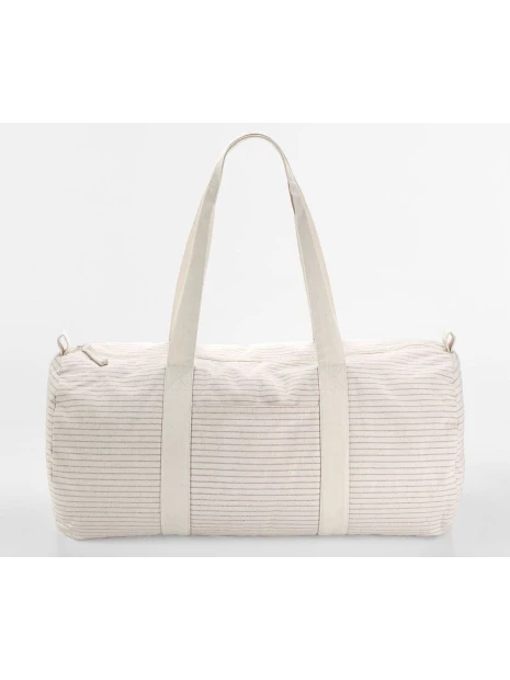 WESTFORDMILL STRIPED ORGANIC COTTON BARREL BAG /api/colors/2ddc7c31-bcaa-4c63-865e-a3b9ba645f67 personnalisable