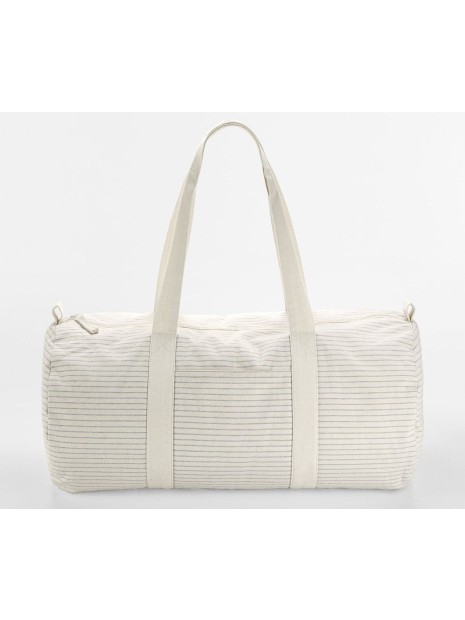 WESTFORDMILL STRIPED ORGANIC COTTON BARREL BAG /api/colors/1b2f50da-8438-41d1-9f67-b3d174b5c6a0 personnalisable
