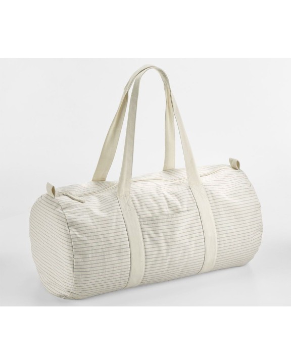 WESTFORDMILL STRIPED ORGANIC COTTON BARREL BAG Taschen personalisierbar