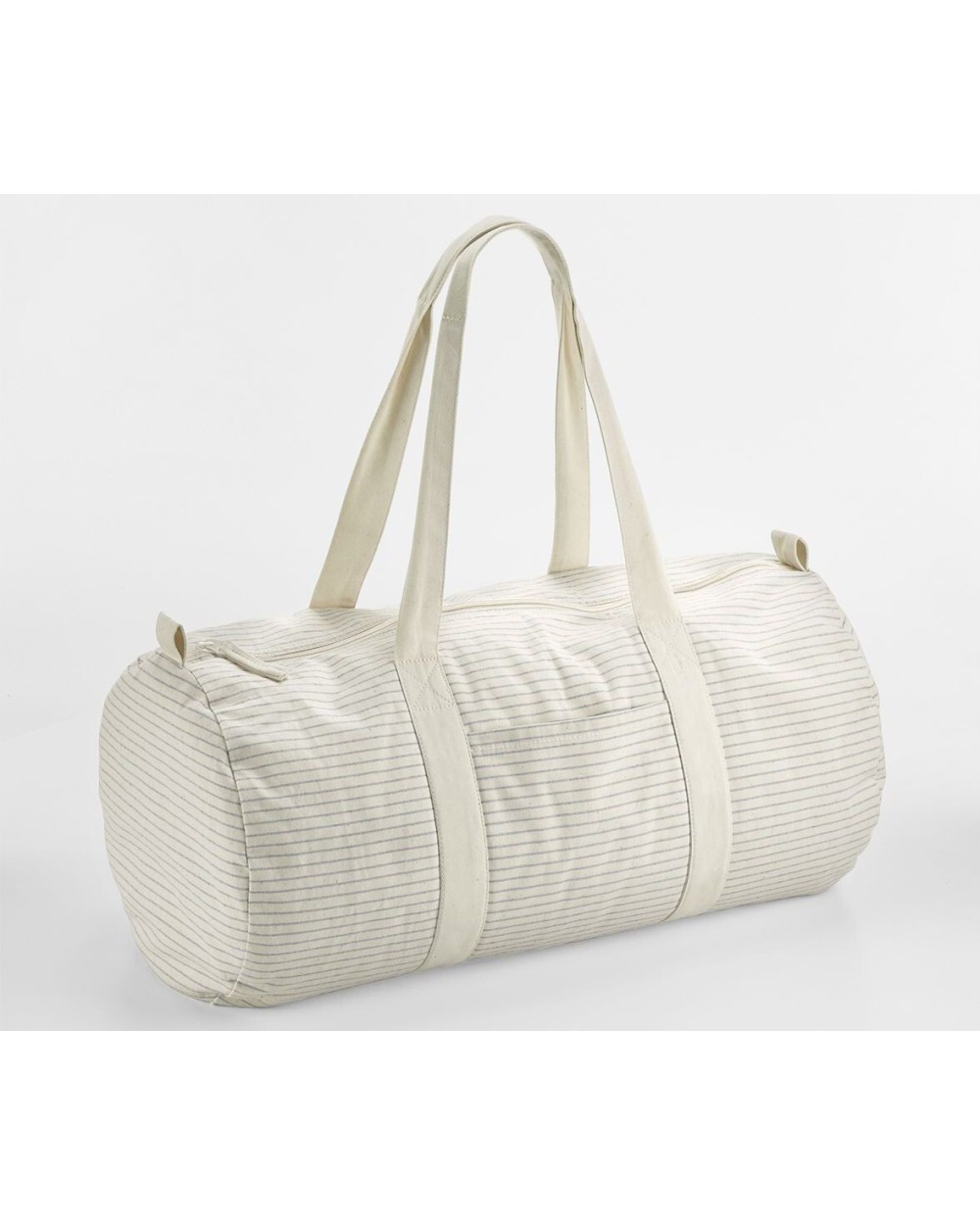 Sacs & Bagagerie personnalisable WESTFORDMILL STRIPED ORGANIC COTTON BARREL BAG