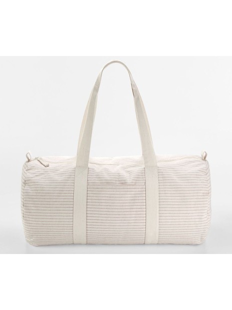 WESTFORDMILL STRIPED ORGANIC COTTON BARREL BAG /api/colors/2ddc7c31-bcaa-4c63-865e-a3b9ba645f67 personnalisable