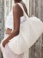 Sacs & Bagagerie à personnaliser WESTFORDMILL STRIPED ORGANIC COTTON BARREL BAG 