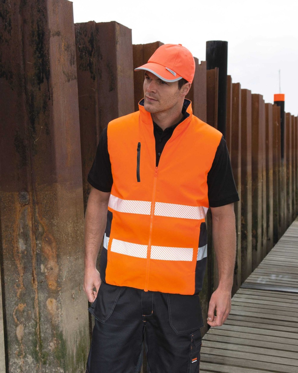 Jassen RESULT Omkeerbaar zacht gewatteerd veiligheidshesje voor bedrukking &amp; borduring