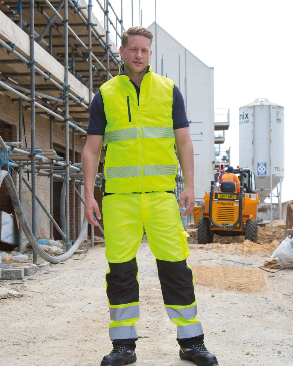 RESULT Reversible soft padded safety gilet Jacken personalisierbar