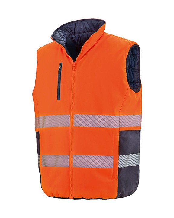 Vestes personnalisable RESULT Bodywarmer de sécurité réversible