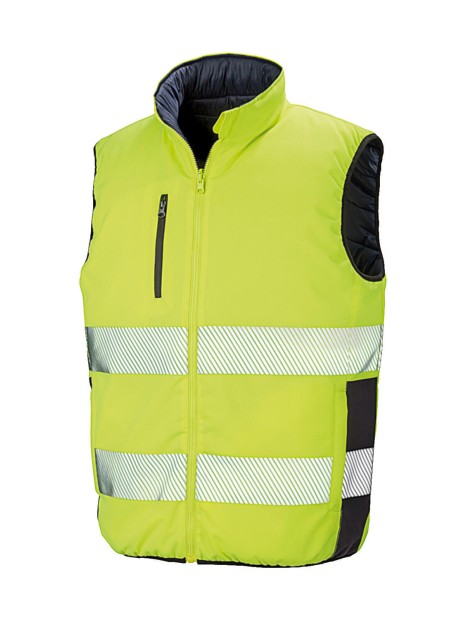 RESULT Bodywarmer de sécurité réversible /api/colors/98bb4013-47c0-4b4e-98b8-3cae7a48222b personnalisable
