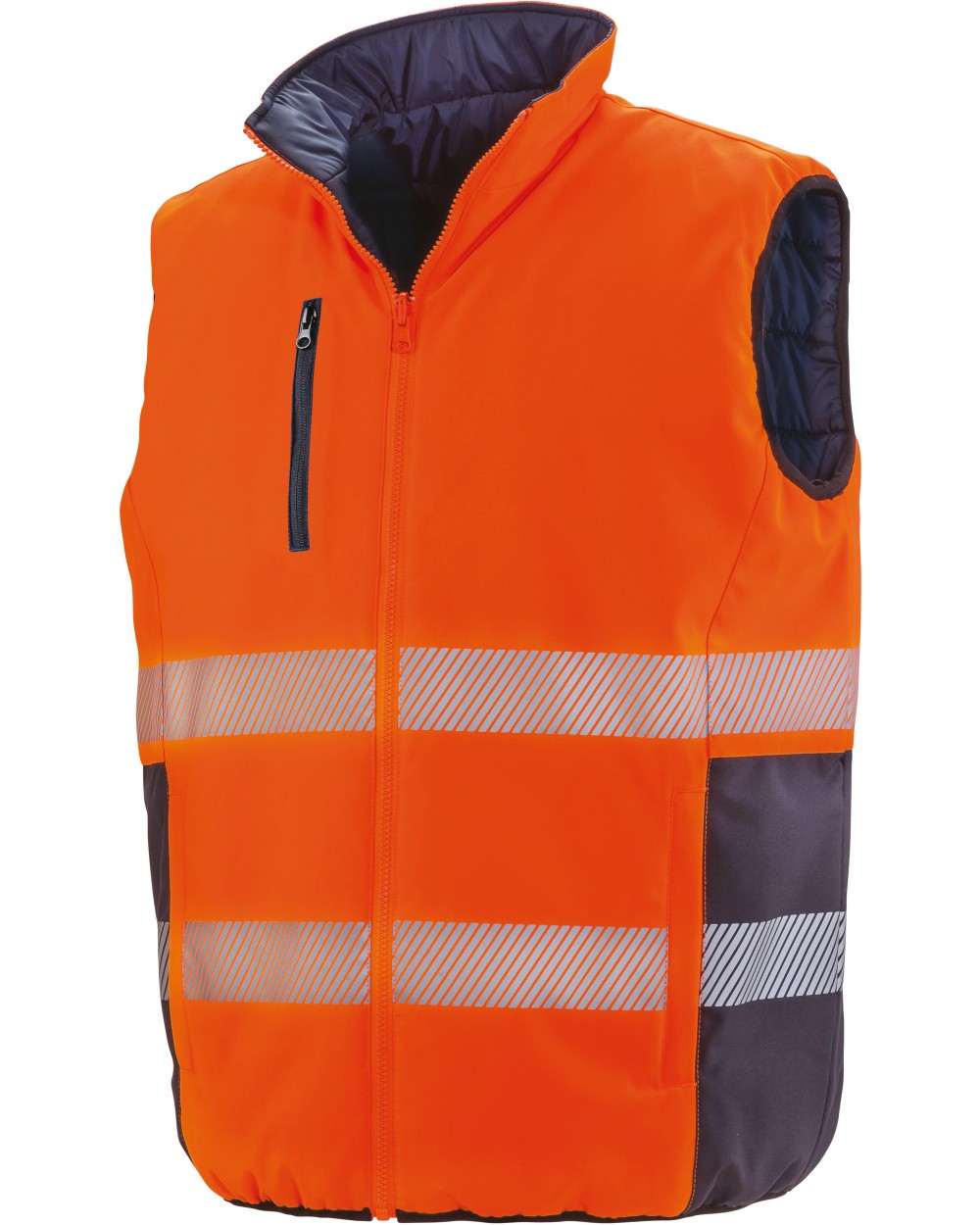 Vestes personnalisable RESULT Bodywarmer de sécurité réversible