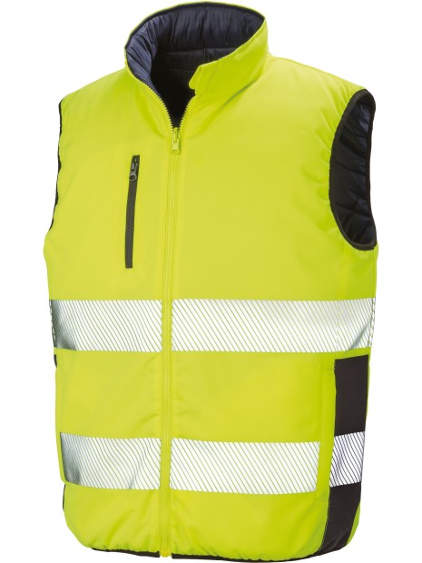 RESULT Bodywarmer de sécurité réversible /api/colors/fb59c82a-1518-4e01-8a15-8c981e767581 personnalisable