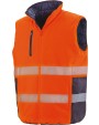 RESULT Reversible soft padded safety gilet Jacken personalisierbar
