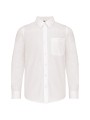 KARIBAN Chemise popeline manches longues enfant /api/colors/7a92cd2d-10d2-40b4-928b-296bb7487506 personnalisable