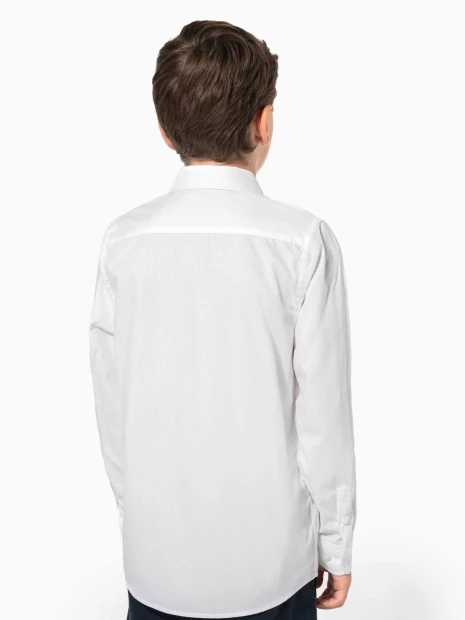 Chemises à personnaliser KARIBAN Chemise popeline manches longues enfant 