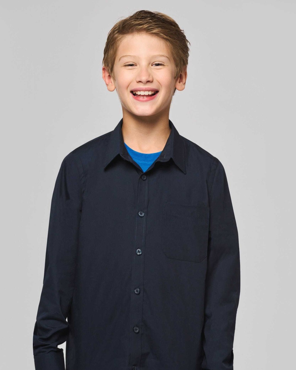 Chemises personnalisable KARIBAN Chemise popeline manches longues enfant