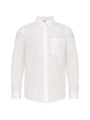 KARIBAN Chemise popeline manches longues enfant /api/colors/7a92cd2d-10d2-40b4-928b-296bb7487506 personnalisable