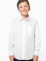 Chemises à personnaliser KARIBAN Chemise popeline manches longues enfant 