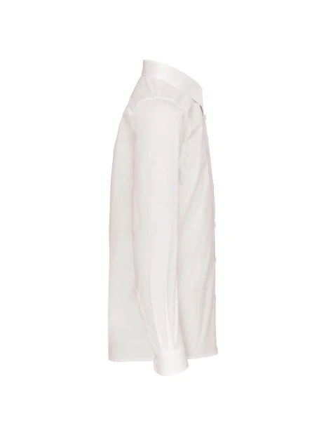 KARIBAN Chemise popeline manches longues enfant /api/colors/7a92cd2d-10d2-40b4-928b-296bb7487506 personnalisable