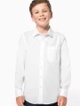 Chemises à personnaliser KARIBAN Chemise popeline manches longues enfant 