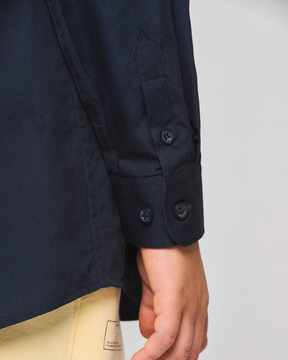 Hemden KARIBAN Kinder poplin overhemd lange mouwen voor bedrukking &amp; borduring