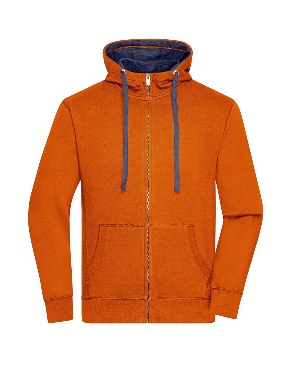 Sweaters & hoodies JAMES & NICHOLSON Men`s Lifestyle Zip-Hoody voor bedrukking &amp; borduring